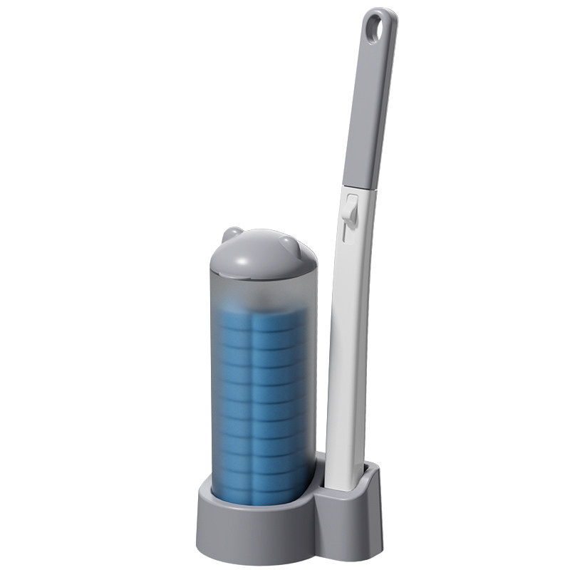 Disposable toilet brush, household dead-end toilet brush, wall-mounted toilet brush, disposable sponge head toilet brush