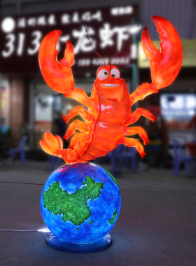 现货包邮，烤鱼店龙虾店装饰雕塑