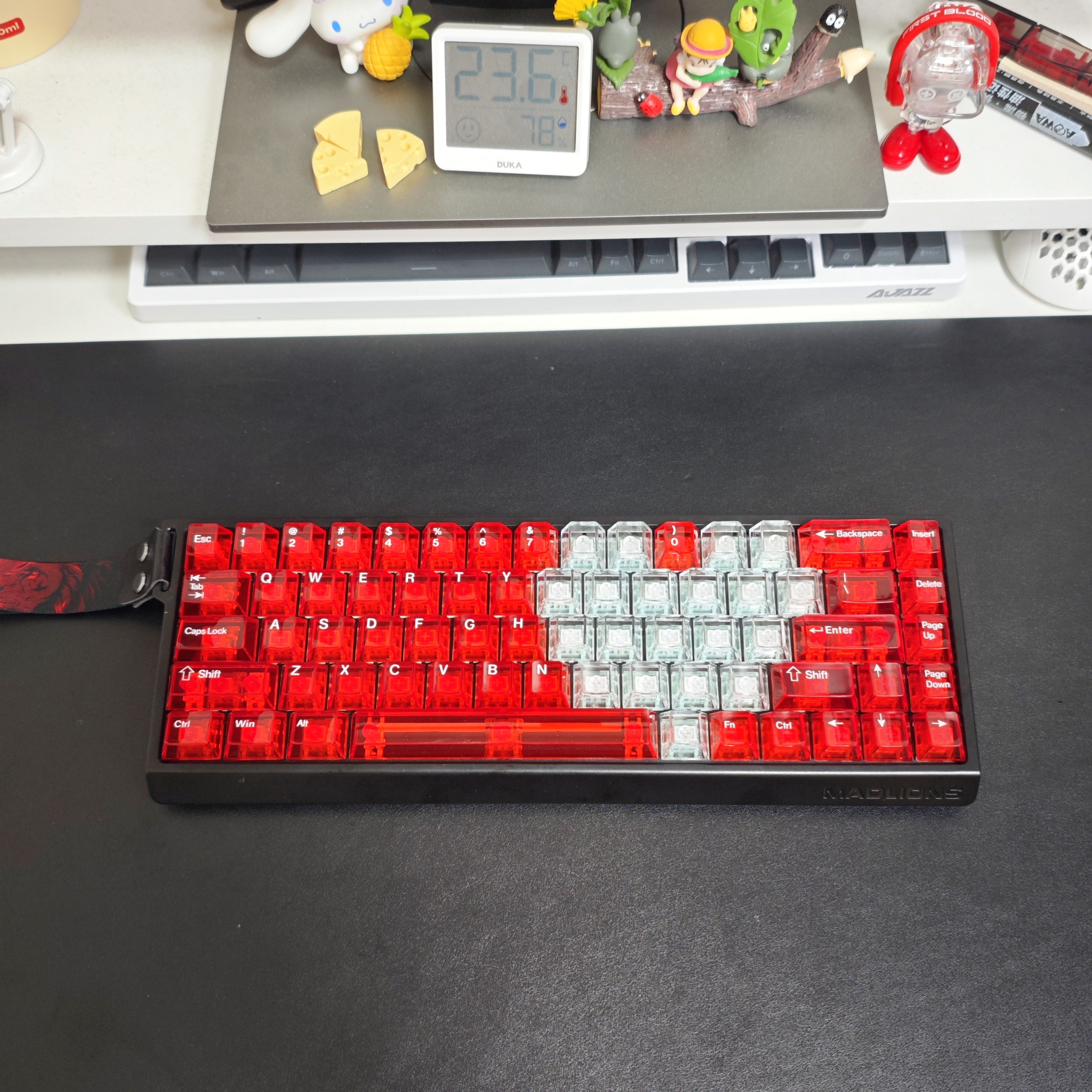 win60丘比特爱心键帽透明黑白玫瑰130键PC创意原厂适臻火64/ace68,淘宝优惠券,粉丝福利购,淘宝优惠卷