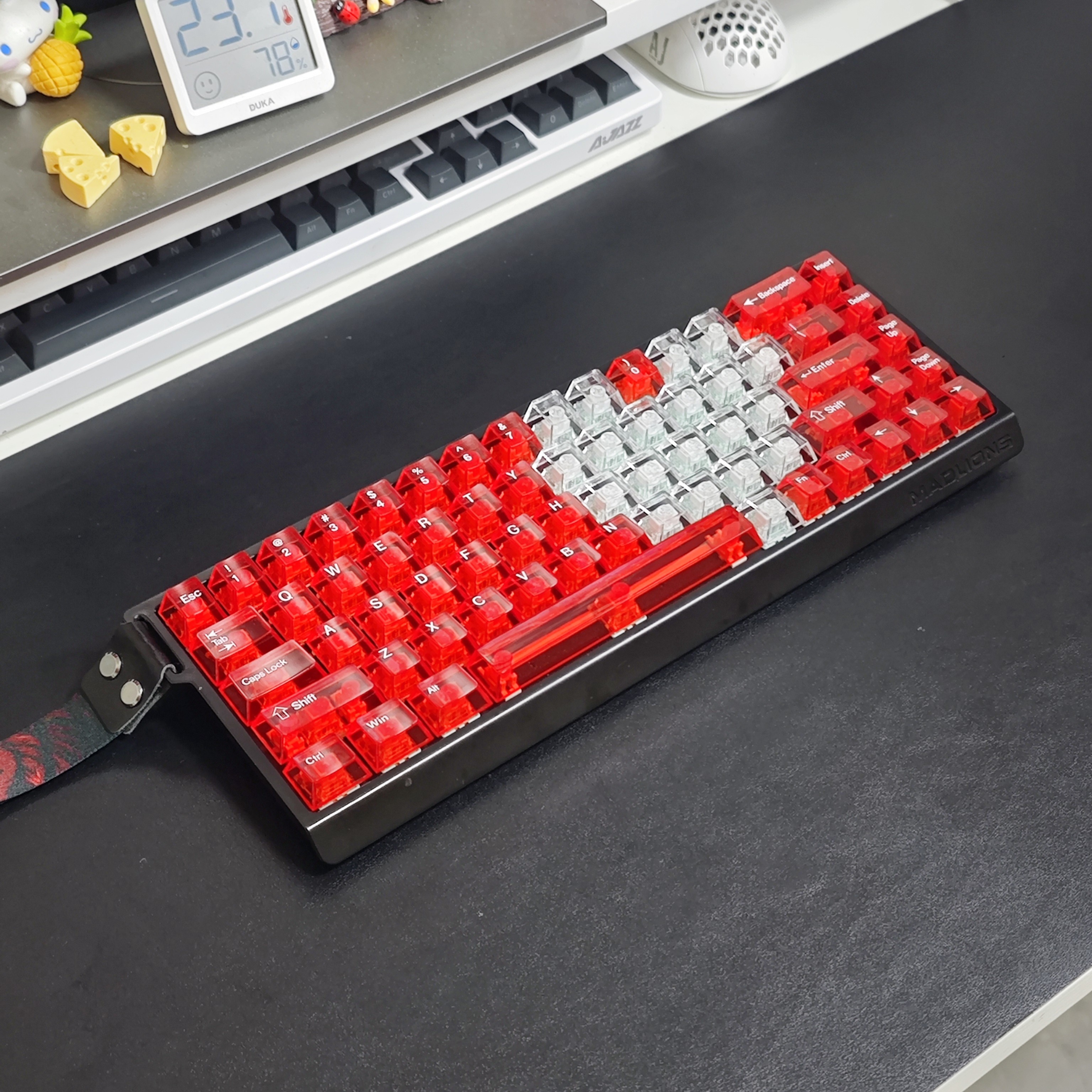 win60丘比特爱心键帽透明黑白玫瑰130键PC创意原厂适臻火64/ace68,淘宝优惠券,粉丝福利购,淘宝优惠卷