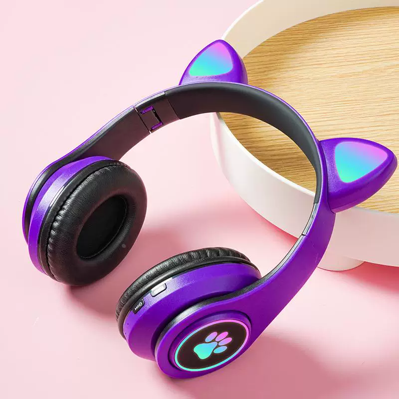 Милая дышащая лампа, складные наушники, 39b, bluetooth