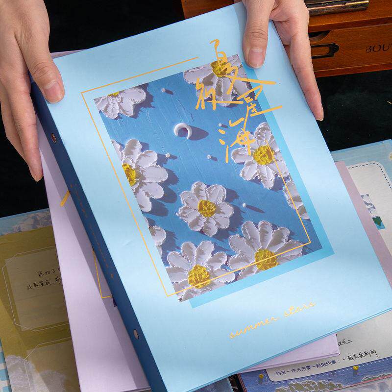 同学录纪念简约油画高颜值ins清新小六年级初高中生毕业礼物册定制