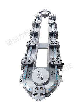 厂家非标皮带椭圆型材T轨环形导轨循环输送线精密自动化轨道设备