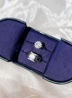 仿真婚戒对戒结婚婚礼现场用道具情侣戒指奢华男女高级感交换仪式