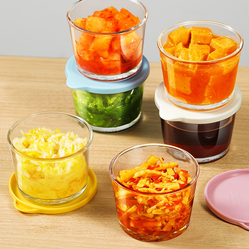 日式玻璃泡菜罐食品级腌制咸菜储存小罐子泡菜小碗冰箱玻璃保鲜碗,淘宝优惠券,粉丝福利购,淘宝优惠卷