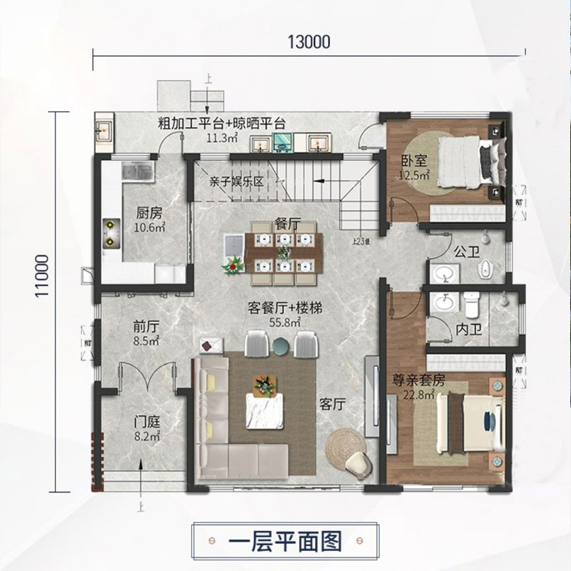 别墅设计图纸农村自建房建筑现代小洋房水电图全套施工图MR084