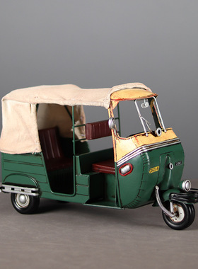 复古东南亚印度tuktuk出租车