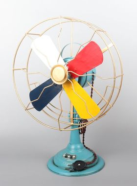 复古怀旧酒吧餐厅复古电风扇模型