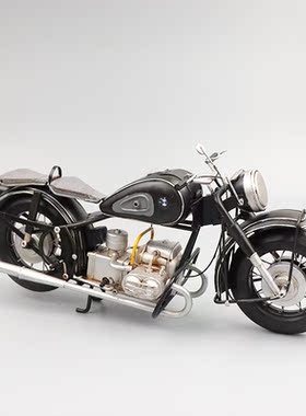 复古怀旧酒吧餐厅店铺摩托车模型