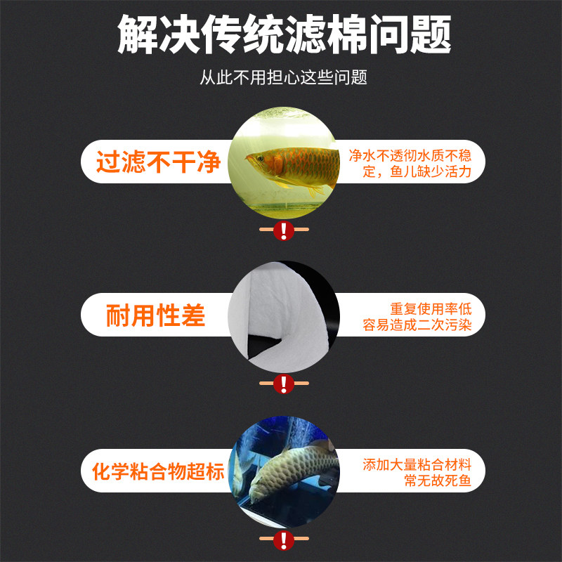 AC超滤棉鱼缸专用过滤棉高密度细棉加厚净化水质海绵水族箱生化棉,淘宝优惠券,粉丝福利购,淘宝优惠卷