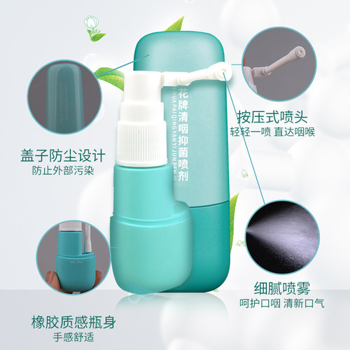 以岭连花清咽抑菌喷剂呵护口咽舒缓冰爽咽喉莲花喷雾25ml - 图2