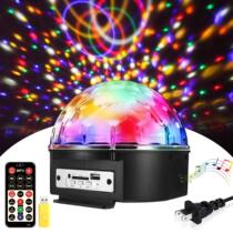 Led remote control Bluetooth Music Crystal Magic Ball COLORFUL BUNGEE Trampoline House KTV Swivel Stage Light Laser Light