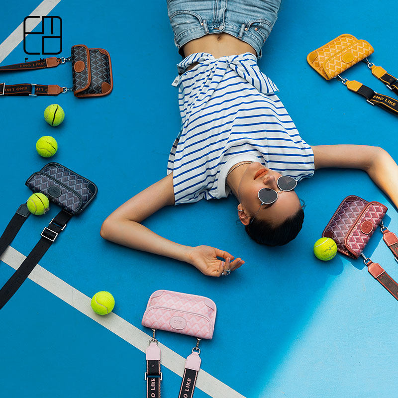 emo新款狗牙胸包女小众质感小包包 emo箱包女士包袋