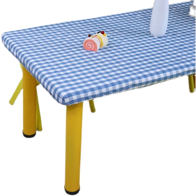 Kindergarten tablecloth cover elastic band desk cover rectangular