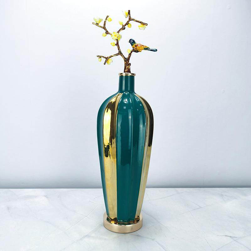 新式中玄关花瓶摆件高端大气家饰品客厅现FNG酒柜高档轻奢代居装,淘宝优惠券,粉丝福利购,淘宝优惠卷