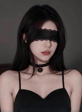 面纱遮脸性感女郎蕾丝镂空