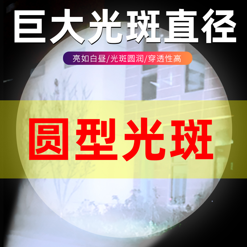 变焦头灯超亮可充电野外强光电筒头戴式矿灯夜钓鱼灯户外超长续航