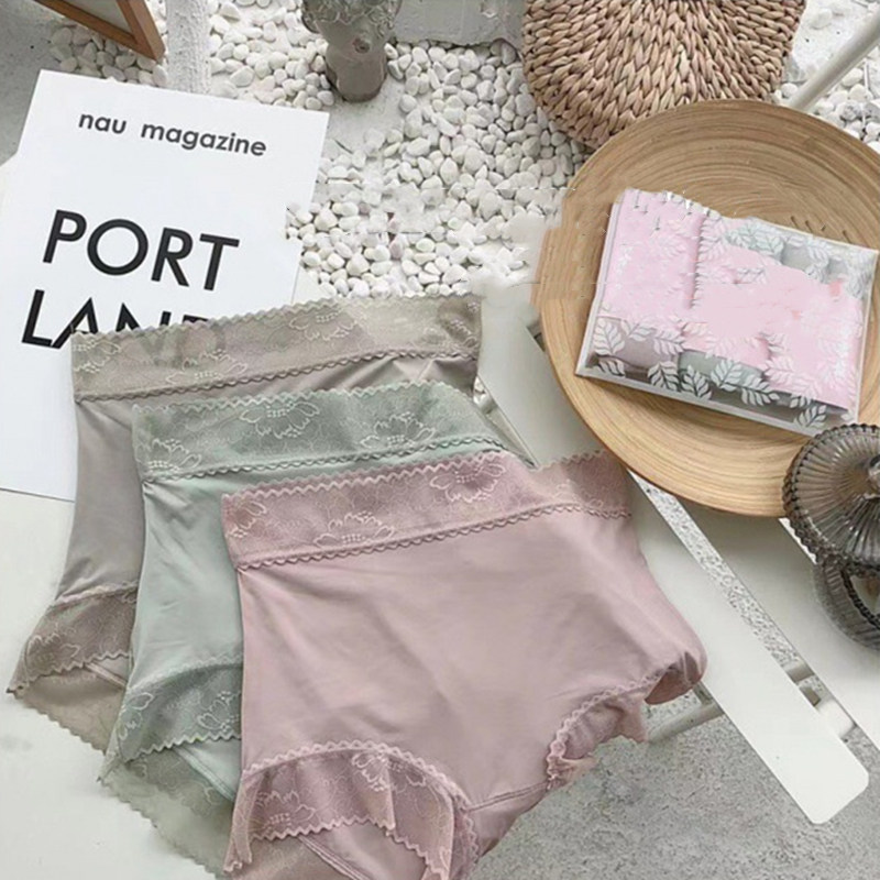 新款蚕丝内档无痕冰丝面膜透气内裤 樱和私物内裤