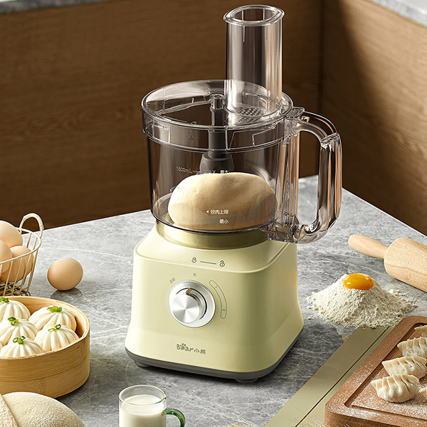 小熊切丝切片绞肉机全自动多功能碎肉绞馅擦丝料理碎菜搅拌一体机