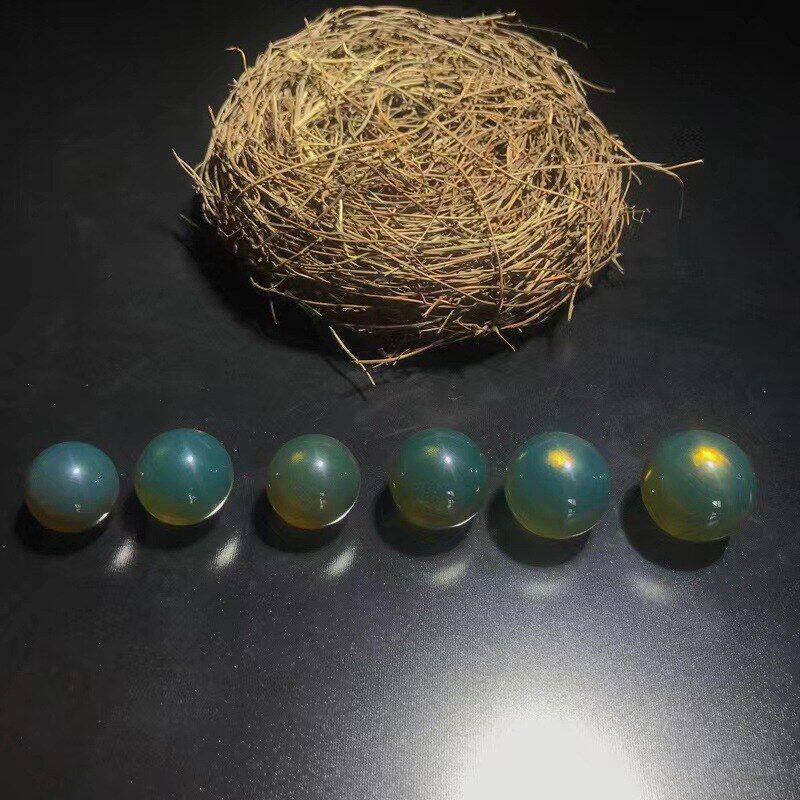 Directly from the manufacturer, Dominican blue amber non-porous single beads, water purified loose beads, sky blue round beads, ring pendant, earrings, hand