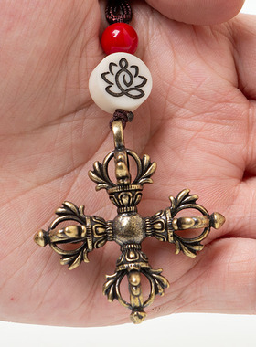 十字金刚杵吊牌西藏配饰品