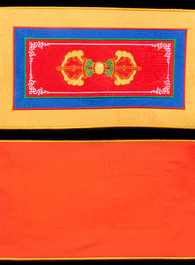 刺绣法器垫十字金刚杵尼泊尔