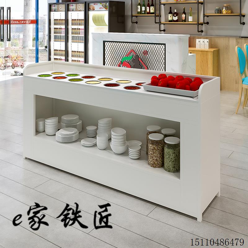 简约调料台商用餐厅调料柜酱料台火锅店自助调味台饭店佐料小料台-图1