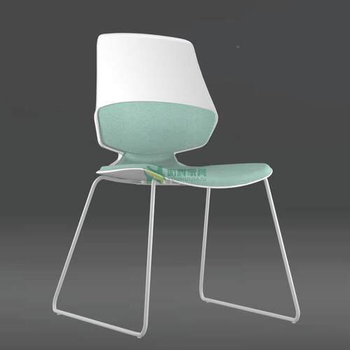 吧小型办公电脑椅带扶手员职工椅升降椅会议椅培训高脚台YH-6256 - 图3