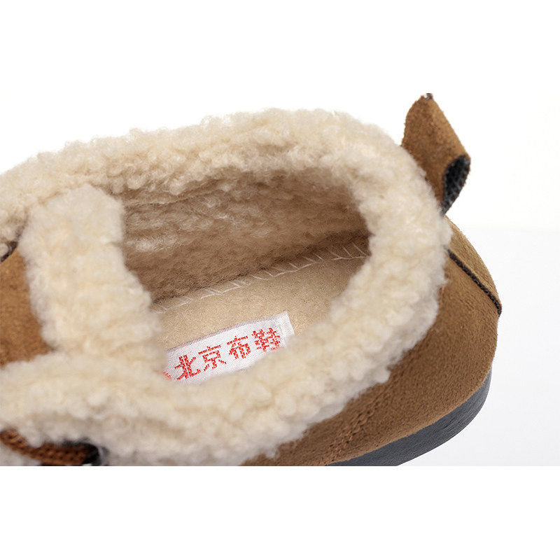 保暖懒人一脚蹬豆豆鞋加绒勃肯棉鞋女2026秋冬新款舒适外穿毛毛鞋,淘宝优惠券,粉丝福利购,淘宝优惠卷