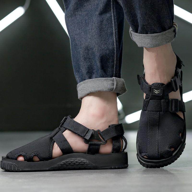 运动男凉鞋2023新款夏季沙滩鞋涉水户外帅气越南防滑包头凉鞋潮款,淘宝优惠券,粉丝福利购,淘宝优惠卷