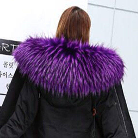 超大毛领羽绒棉服毛领百搭帽假领2025秋冬季新款貉子羽绒服毛领女,淘宝优惠券,粉丝福利购,淘宝优惠卷