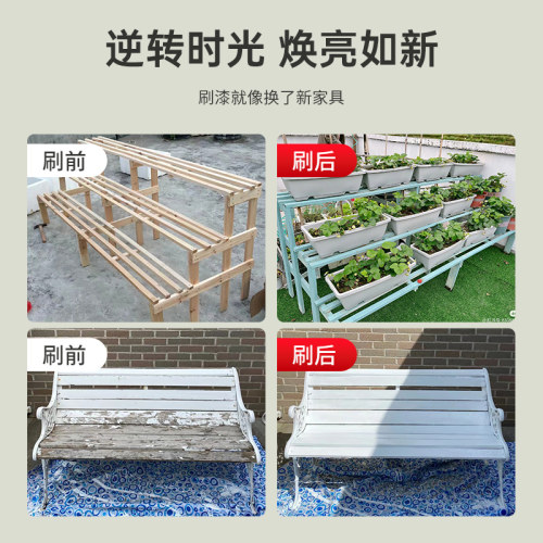 水性木器漆户外改色漆防腐木漆防水木头漆翻新家具木门刷漆水性漆 - 图3