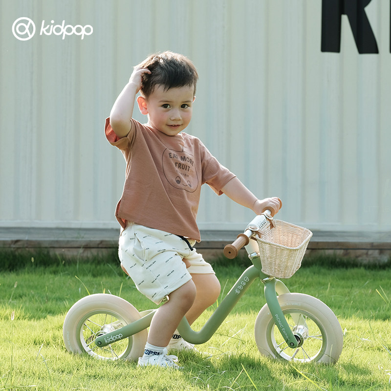 kidpop 1-3-6周岁脚踏宝宝平衡车 kidpop踏行车/滑行学步车