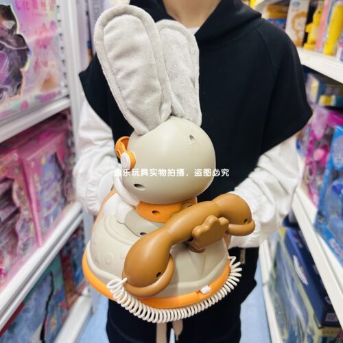 雅诺躲猫猫电话机复读学舌录音打电话小兔子音乐故事早教儿童玩具 - 图1