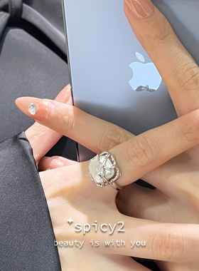 轻奢珍珠巴洛克珍珠戒指