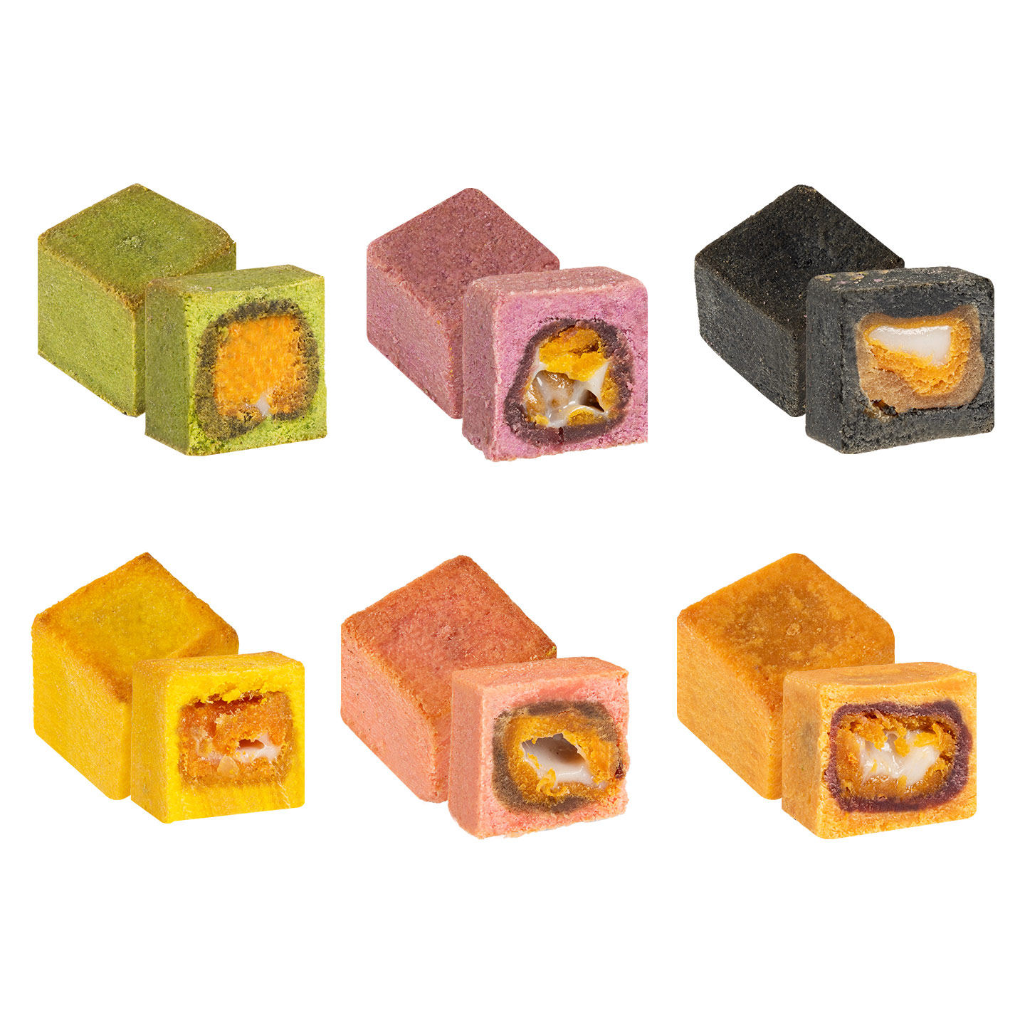 清真月饼抹茶立方酥手工芋泥麻薯咸蛋黄茶点网红中秋节礼品送礼