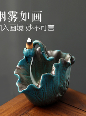 赐福家用室内倒流香炉大号盘香炉