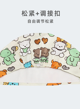 与际手术帽纯棉印花清爽透气