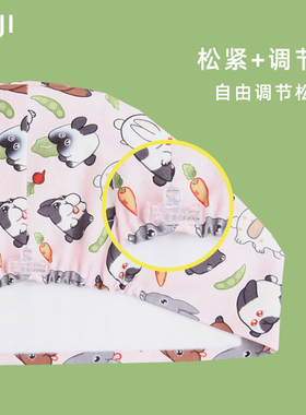 与际手术帽女纯棉厚款印花帽透气