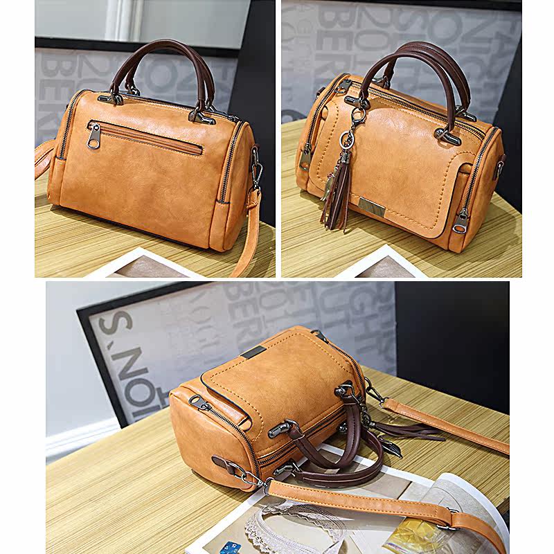 2021新款波士顿女士高级质感手提包 步跃伦女士包袋