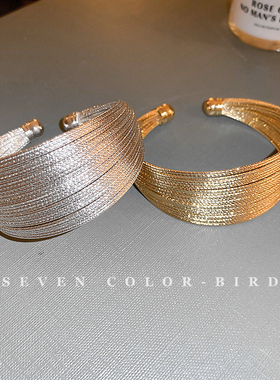 欧美欧美夸张开口手镯手环手饰