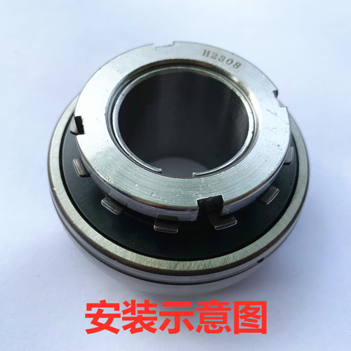 带紧定套外球面轴承UK205 206 207 208 209 210 211 212 213 214 - 图2