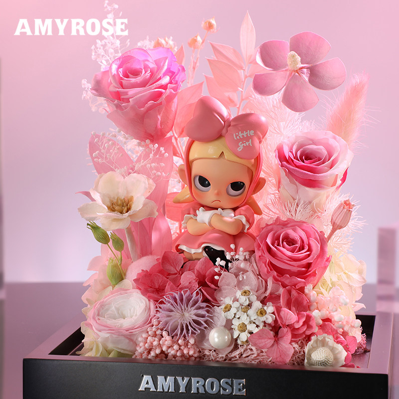 kubo秘密不止可爱永生花束礼盒214情人节新婚生日礼物送女友,淘宝优惠券,粉丝福利购,淘宝优惠卷