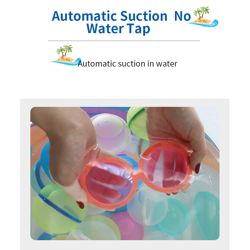 Water Balloon Water Bomb Splash Balls Toys Reusable Water Ba-图3