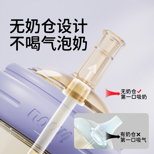 【认准官方正品】nouri奶嘴吸嘴+奶瓶原装配件 梦幻星球系列 - 图1