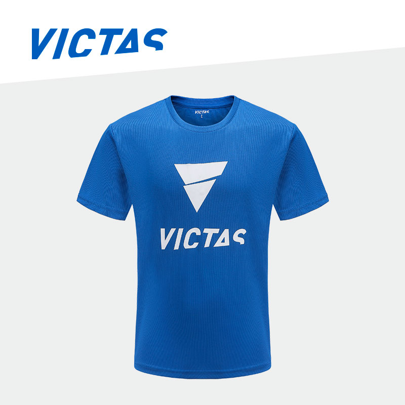 victas维克塔斯乒乓球服短袖衣服logo文化衫训练服运动T恤086504 - 图0