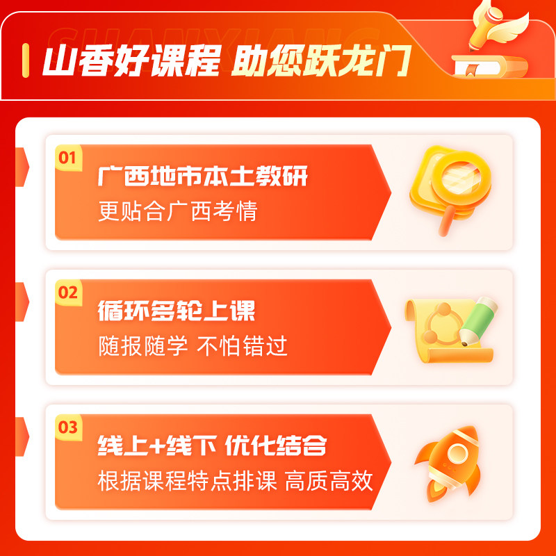山香教育2027广西两学事业单位D类教师编笔面试职测综应教综网课