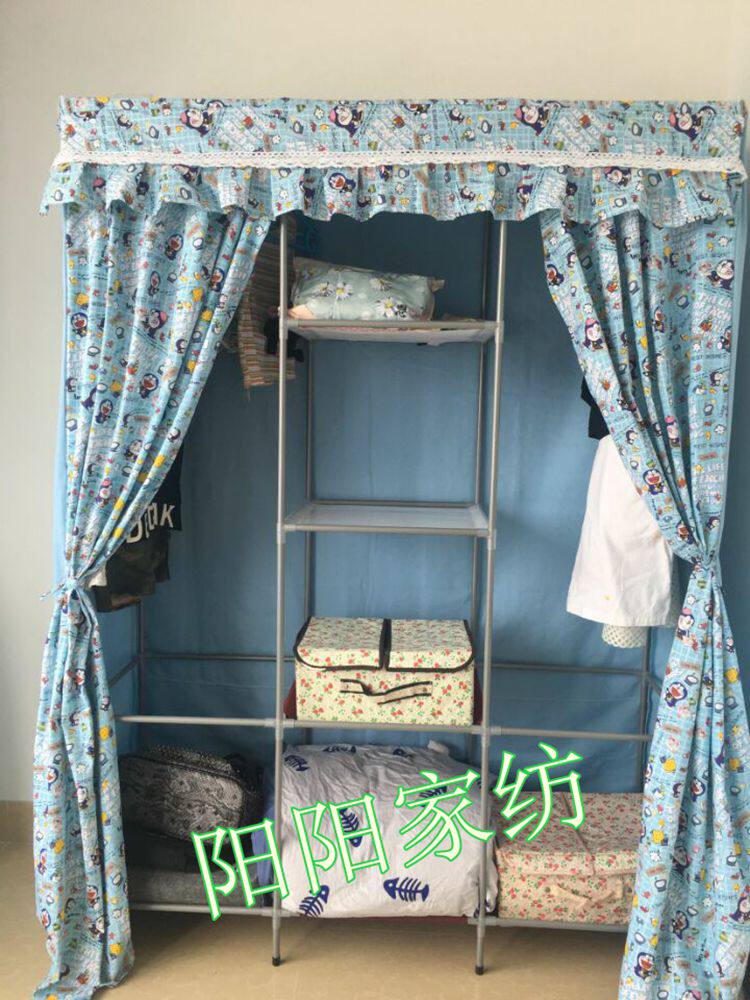 防尘罩衣柜套鞋柜套货架布艺帆布定做布套简易衣橱柜罩布外罩单卖