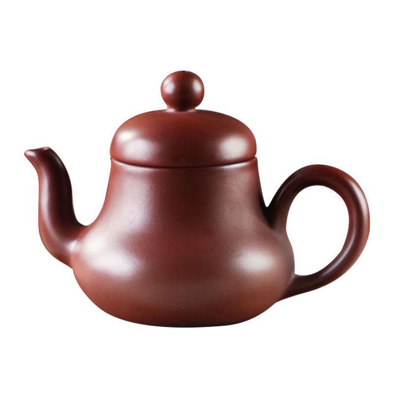 潮州朱泥手拉壶纯手工紫砂壶小容量冲罐泡茶壶茶具小品全手工茶具 - 图3