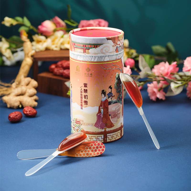 御花园椴树蜜便携小包装解酒勺子 御花园蜂蜜